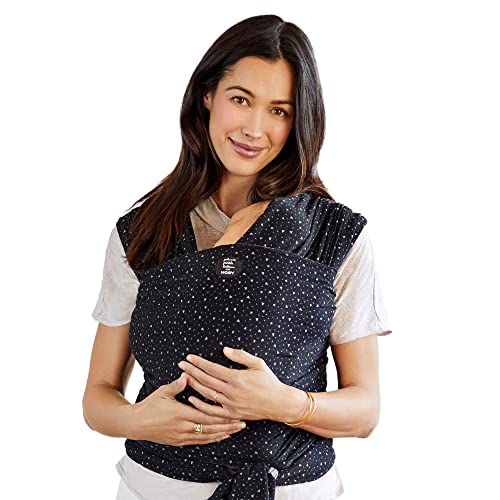 Image of Moby Baby Wrap Carrier Classic by Petunia Pickle Bottom for Newborns to Toddlers (8-33lbs), Infant Sling Carrier, Lightweight & Hands Free Design, Adjustable for All Body Types (Terrazzo Black)