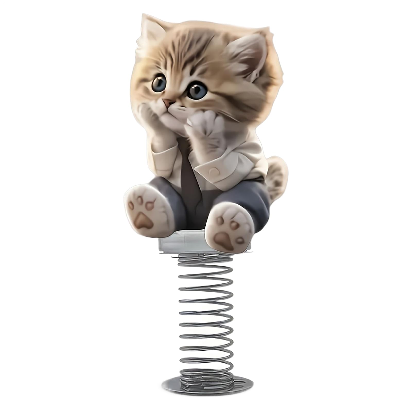 Gatto auto 12 g acrilico ornamento auto statuetta decorazione divertente accessorio interni regalo