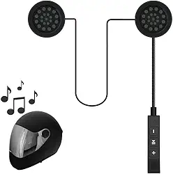 Fone Ouvido Capacete Moto sem Fio Bluetooth Hi-Fi Viva voz Gps Musicas