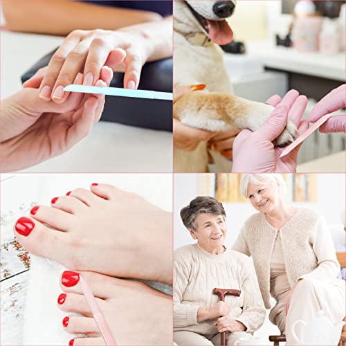 image for Sibba 2 Pieces Glass Cuticle Pusher Cuticle Remover Tool Double Sided 