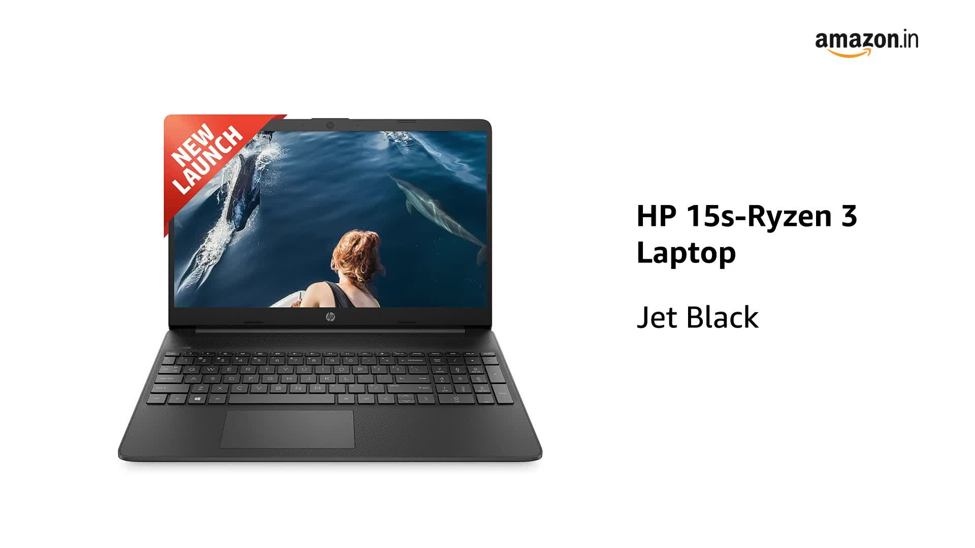 HP 15s-Ryzen 3 3250U 8GB SDRAM/256GB SSD 15.6inch(39.6cm) HD