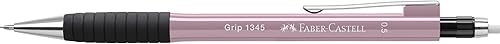 FABER-CASTELL Grip 1345 134527 Rose Shadows - Portaminas (grosor B, 0.020 in, con borrador integrado, 1 unidad)