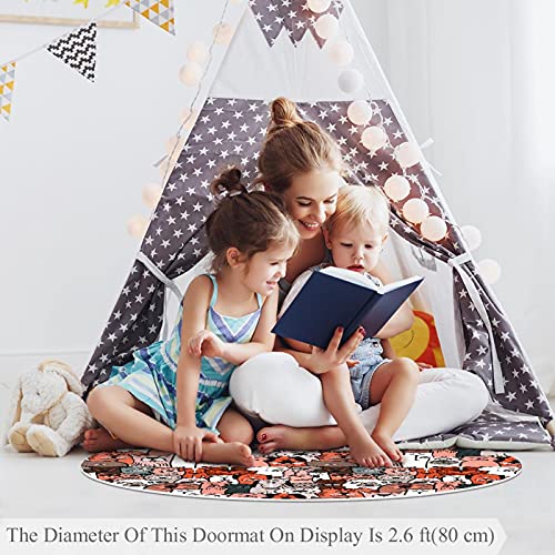 Tapis de jeu pour enfants JDEZ isolant du sol et facile à déplacer - 5