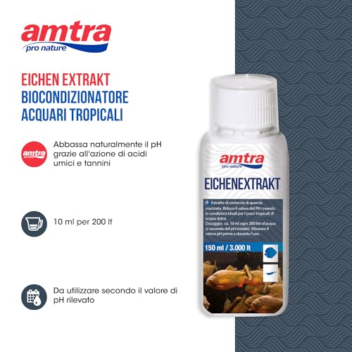 Amtra Eichen Extrakt - Tropicalizzante per acquari...