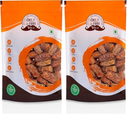 Image of Dry Fruit Wala Yellow Dry Dates /Pila Sukha Khajoor 500gms (Pack of 2)