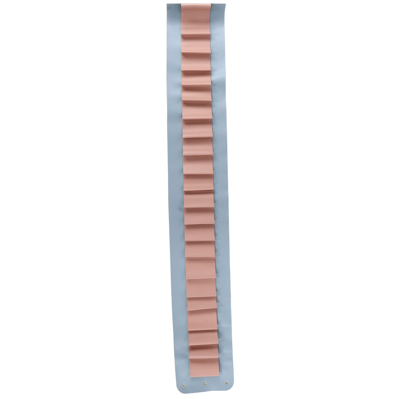 Vinyl Holder, Three Metal Holes Easy Store Durable Thickening PU Material Vinyl Roll Holder for Packaging Paper for Gift Packaging(Pink Blue)-image-9