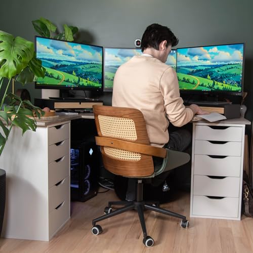 west elm mid century swivel office chair review