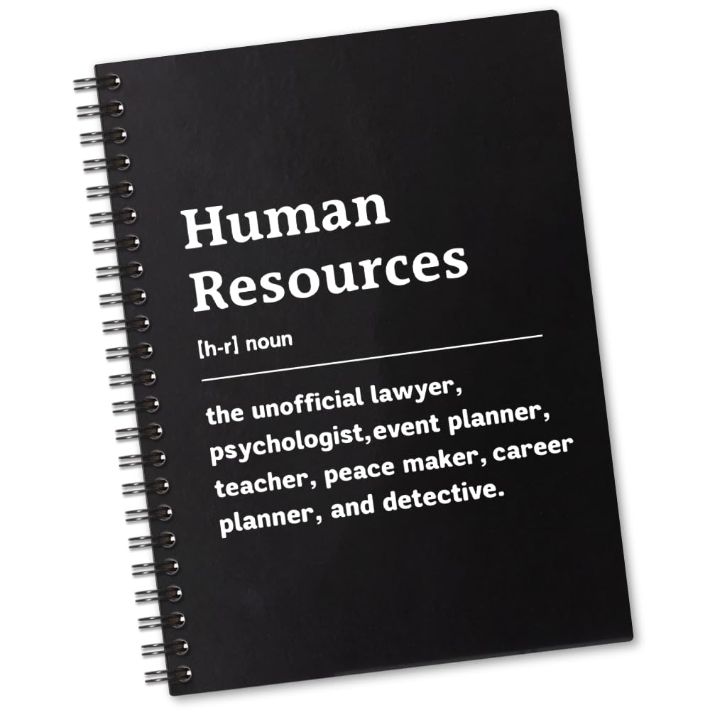 Cahier à spirales, cadeau amusant pour responsable des ressources humaines