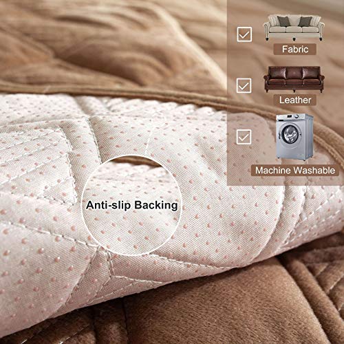 image for OstepDecor Couch Cover, Sofa Cover, Quilted Sectional Couch Covers, Ve