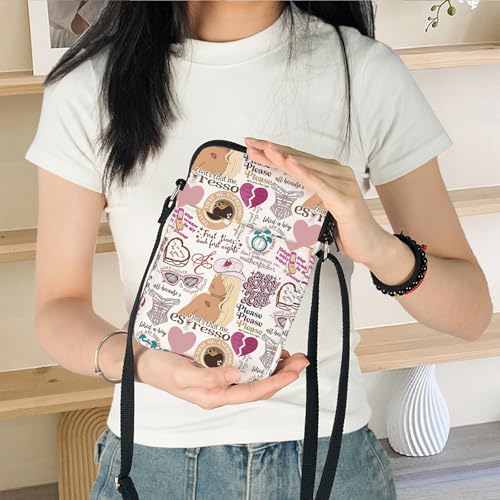 KEYCHIN Music Album Crossbody Bag Singer Fans Gifts That’s That Me Song Lyrics Shoulder Bag Please Song Merch3