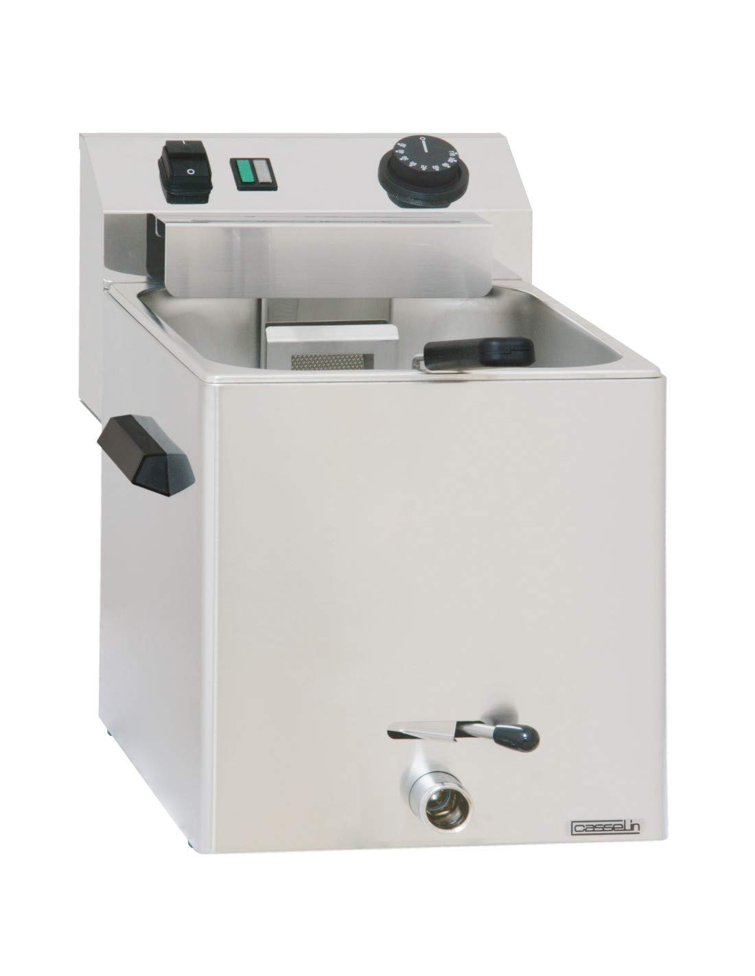 Casselin CCAPV1G – Cuoci Pasta elettrico con valvola di scarico – 1 Cestino