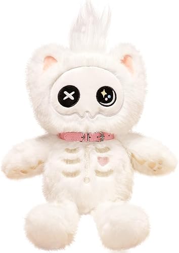 Vista 19 de ELAINREN Juguete de peluche de murciélago morado loco para Halloween, almohada suave de dibujos animados, muñecos de peluche peludos para 02