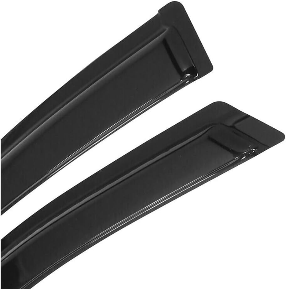 Window s Rain Sun Guard Vent 2 Pieces Set Acrylic 4CAR-WD-HC122-92729