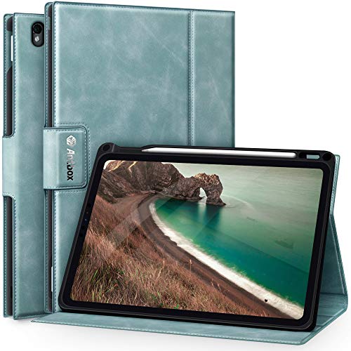 Black Friday - 70% OFF Antbox Case for iPad Pro 11 2018 with Built-in Apple Pencil Holder Auto Sleep/Wake Function PU Leather Smart Cover (Light Blue)