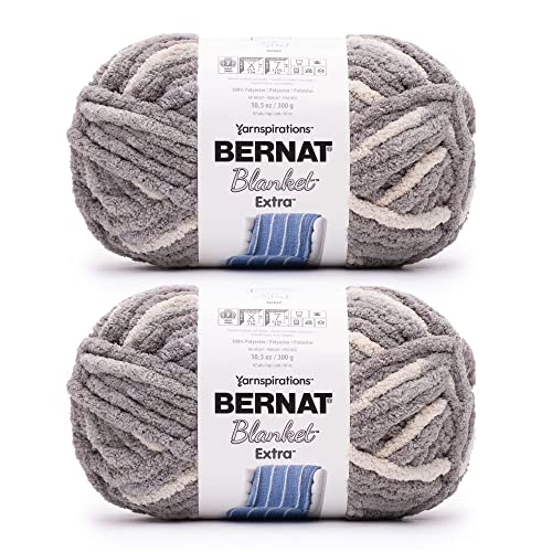 Image of Bernat Blanket Extra Chunky Chenile Acrylic Yarn - (Pack of 2)