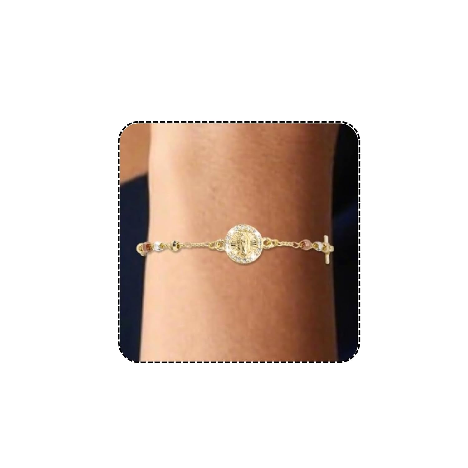 J&H DiaJuvelo Catholic Rosary Bracelet
