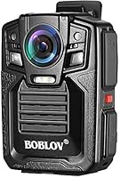 BOBLOV HD66/D7 128GB/64GB Police Body Camera, 2K 1440P Waterproof Police Body Camera with Audio, 2 Batteries and Charging Dock Station and 170° Wide Angle, Night Vision Body Camera (128GB)