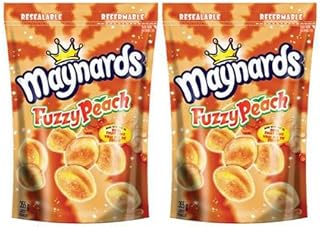 Maynards Fuzzy Peach Candy, 355g/12.5 oz, (2 Pack) - {Imported from Canada}
