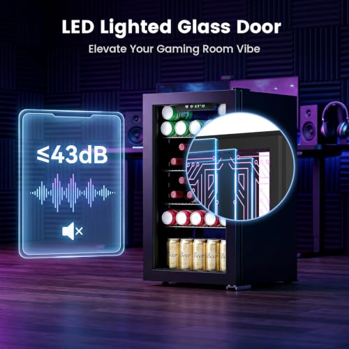 Image of Electactic 3.2 Cu.Ft Compact Gaming Beverage Cooler