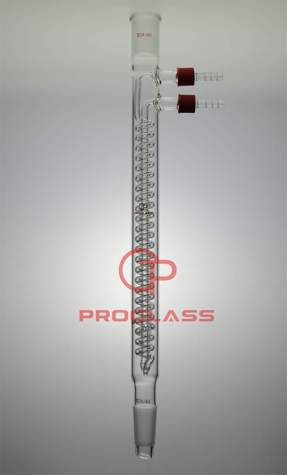 Proglass High Efficiency Reflux Condenser,24/40,with Removable Hose Connections (275mm)