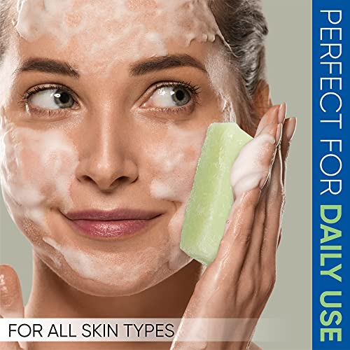 T.taio Esponjabon Soap Sponge - Cleansing Shower Scrubber - Cleaning Bath Wash Scrub - Oil Removal - Massage & Lather Foot, Elbow, & Face - Bathroom Accessories - Cucumber & Melon Soap (2-Pack) #TOP4