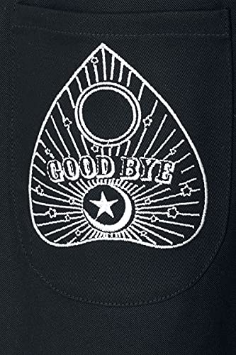 Hell Bunny Samara Sun Moon Ouija Board Gothic Wicca Witchcraft Pinafore Dress - (S) Black #TOP3