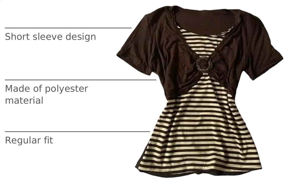 Y2k Grunge Shirts Alt Emo Clothes Women Whimsical Goth Short Sleeve Top image 4