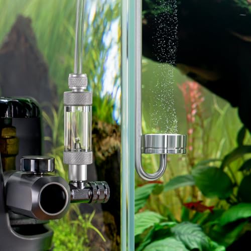 Image of LINLAN CO2 Bubble Counter with Check Valve, Thread Connection