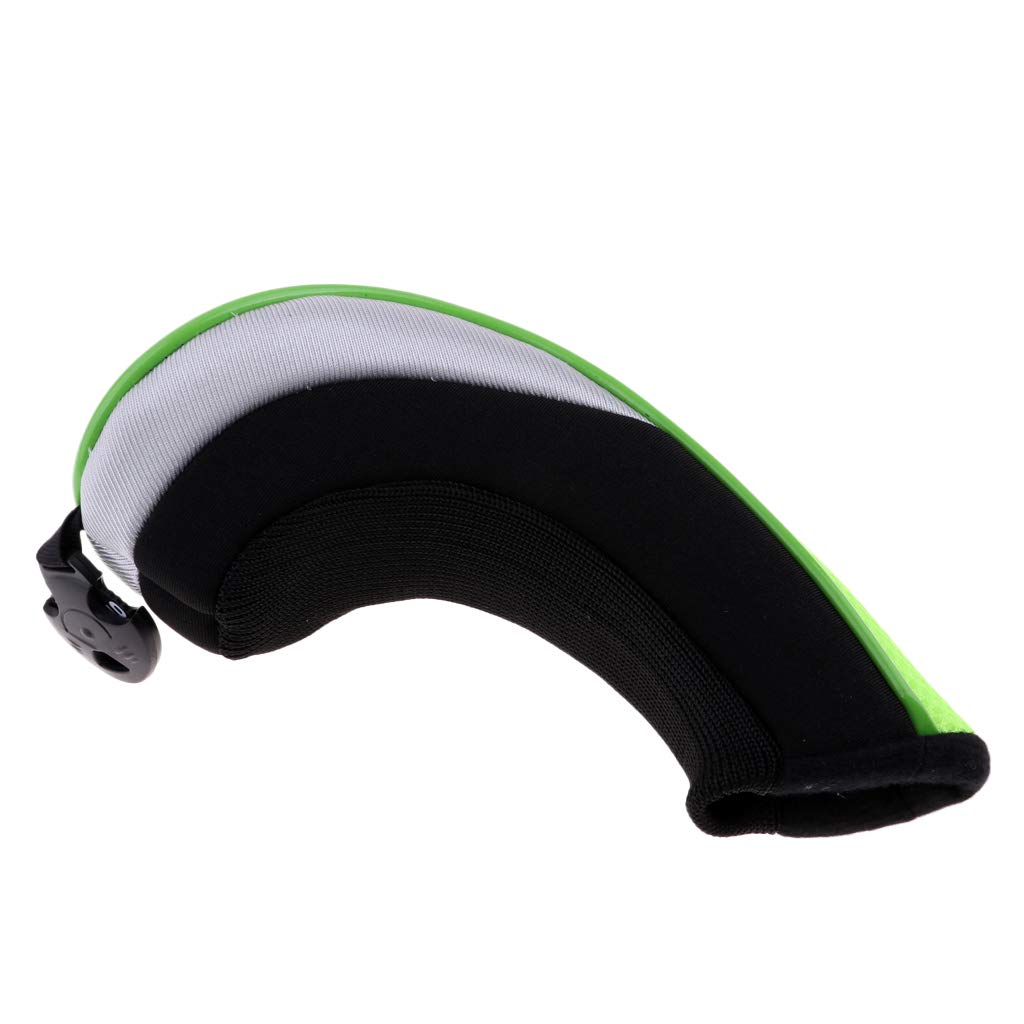 Golf Hybrid UT Club Rescue Head Cover - Funda para cabeza con protección para la cabeza con número de etiqueta (verde)