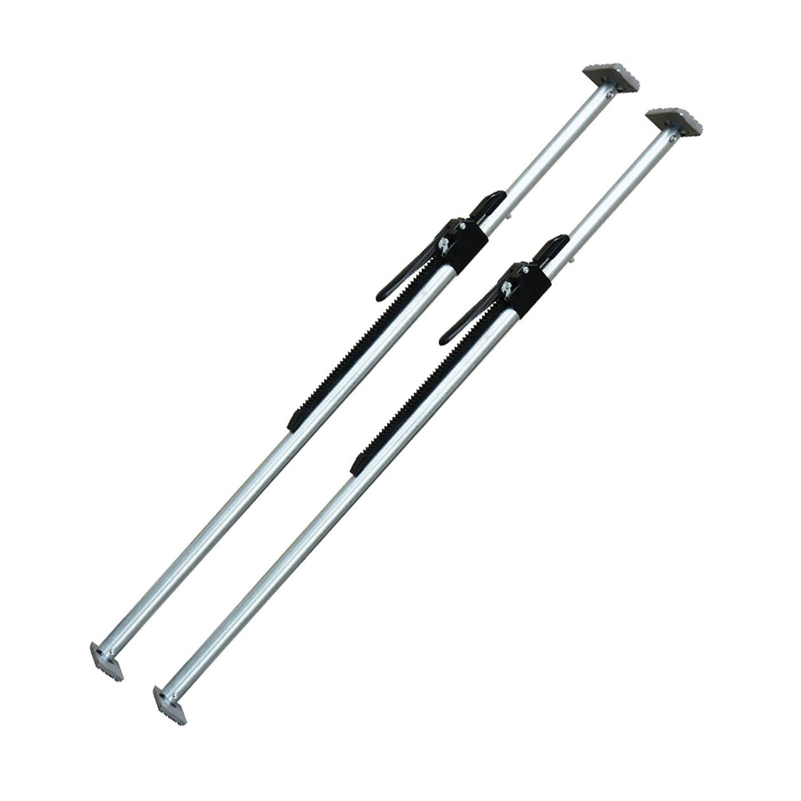 QIYFOZ Ratcheting Cargo Bar，，Adjustable Pickup Truck Bed Cargo Bar, 51.2-74.8 Inches, Universal Ratcheting Stabilizer, Truck Bed Divider for Secure Transport, 2-Piece (130-168cm