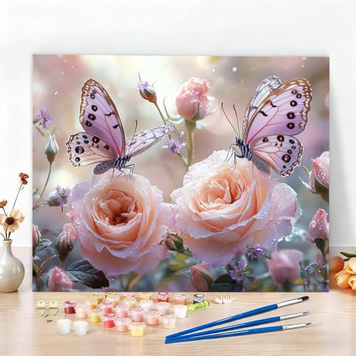 �y�C���g�o�C�i���o�[ ��l�p �K�N �y�C���g�o�C�i���o�[�Y �q���p ���S�Ҍ��� DIY �L�����o�X���G�L�b�g�A�N���� �G�̋�ƃu���V���t�����Ă��܂� ?�������G �� �W�^���y�C���e�B���O ���� �� ���r���O���[�� �Q�� �f�R���[�V���� �����G�� 40x30