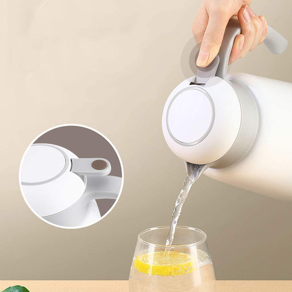 Thermokaraffe Thermokanne Haushalt 304 Edelstahl Vakuum Große Kapazität Kaffeeisolierte Wasserkocher Langlebige Thermoskanne (Color : C)