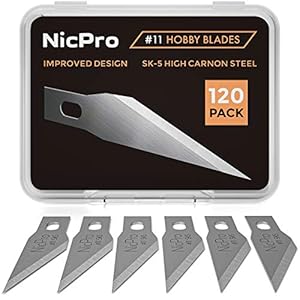 Nicpro #11 SK-5 Skalpellklingen, 120 Stück