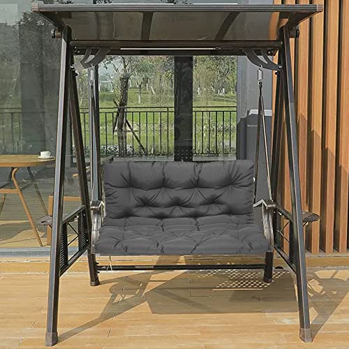Coussin balancelle de jardin imperméable gris matelas assise dossier 100x100x10 cm