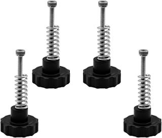 ZZHXSM 4pcs 3D Printer Hotbed Parts Nut+Spring+Screw Leveling Kit Hand Twist Auto Leveling Nuts