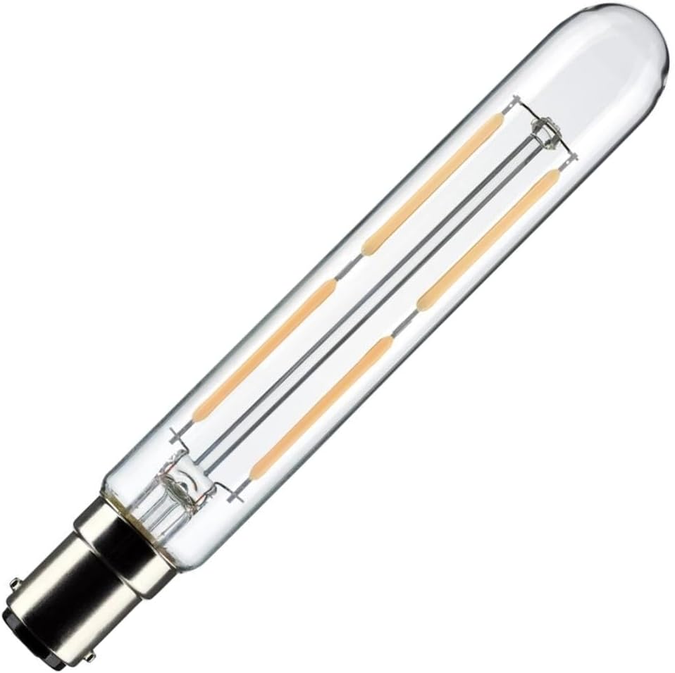 Satco 23175-4T6.5/LED/CL/940/120V/DC Tubular (S21375) Double Contact Bayonet Base Exit Light Bulb
