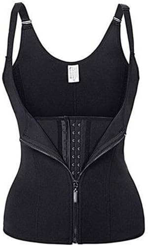 Cinta Modeladora Dupla Compressão com Zíper – Reduz Medidas, Afina e Define a Cintura Tamano (P) Pre