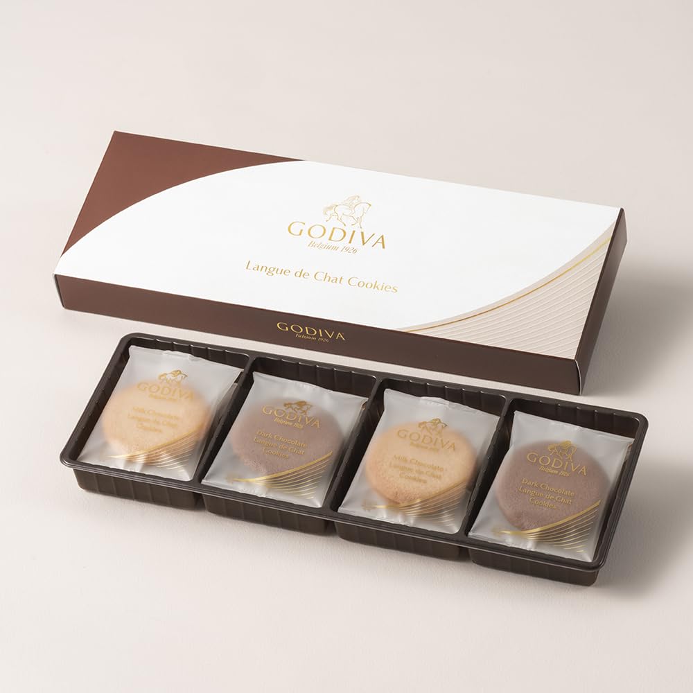 Amazon.co.jp: GODIVA Long Shaker Cookies, Assorted (8 Pieces