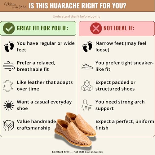 Image of Mexico en la Piel Handmade Leather Huarache Sandals for Men - Genuine Tan Leather, Slip-On, Breathable Design, Ultra Comfortable Insole, Casual and Beach-Ready Shoes, Sizes 7-13 US