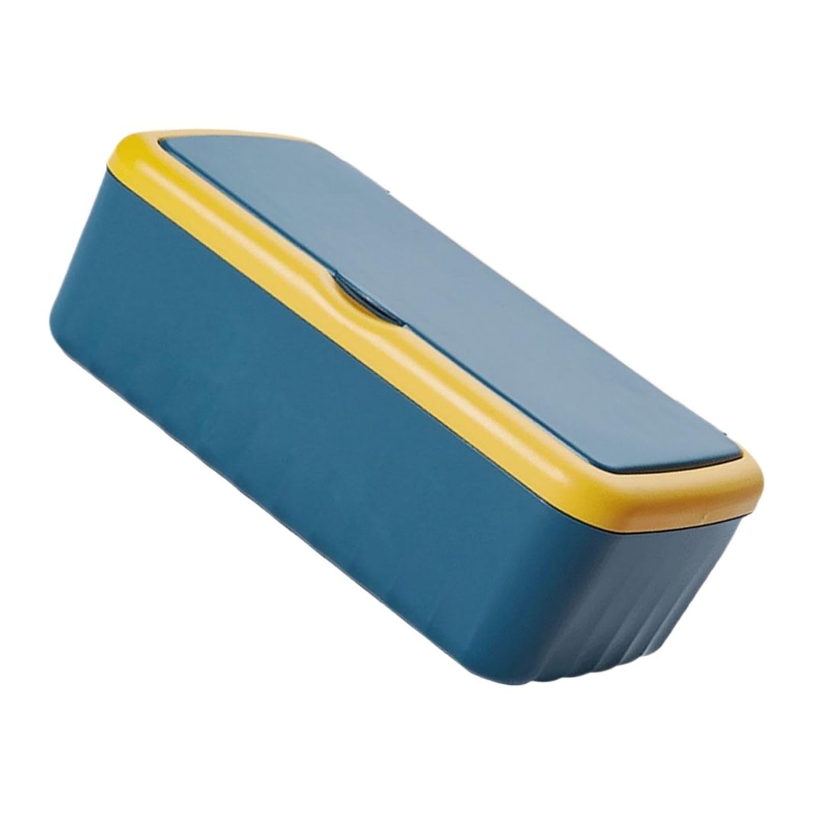 Tissue Box Wet Wipes Tissue Box Large Capacity Sealed Dispenser Blue Creative Household Bathroom Travel Flushable Container Plastic(Blue)