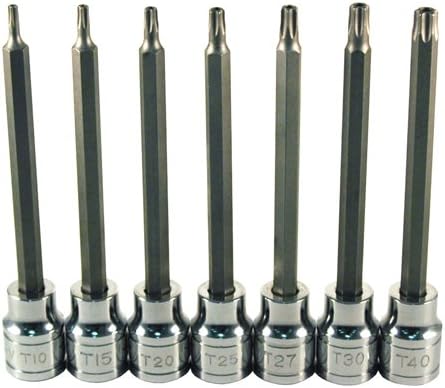 ATD Tools 13776 7-Piece Tamper-Resistant Star Bit Socket Set