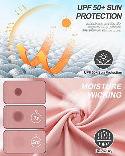 33,000Ft Men's Golf Polo Shirts Short Sleeve Dry Fit Moisture Wicking Outdoor Sports Athletic Tennis Performance T-Shirt Pink #TOP2