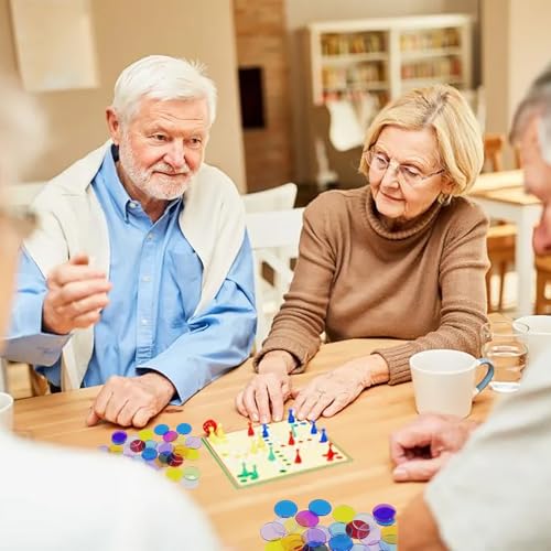 Alovez 100 Stück Bingo Zähl Chips Plastikmarkierer, 1,9 cm Zählchips Farbige für Bingo, Mathe-Zähler, lustiger Spieleabend für die Familie, Gruppenspiele
