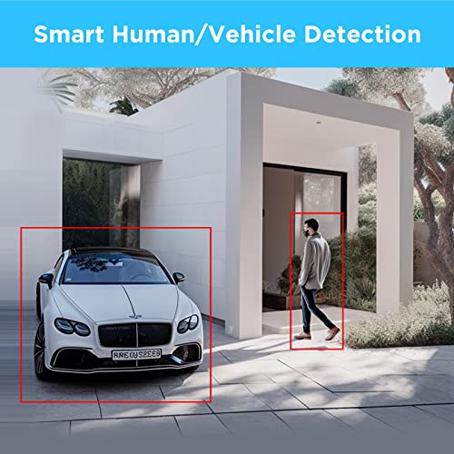 Panoob 4K Poe Security Camera System With Audio,6Pcs Outdoor Bullet 4K Security Ip Cameras Wired,Person Vehicle Detection, 8Mp 8 Channel Nvr With 2Tb Hdd,Wide Angle, 100Ft Ir Nightvision,Pb0608-4K #TOP2