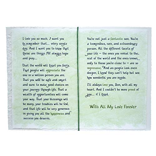 Blue Mountain Arts Greeting Card “To My Amazing, Remarkable Son” Expresses Hopes And Wishes For Your Son To Take With Him On His Journey Through Life, By Douglas Pagels (Hw026) #TOP4