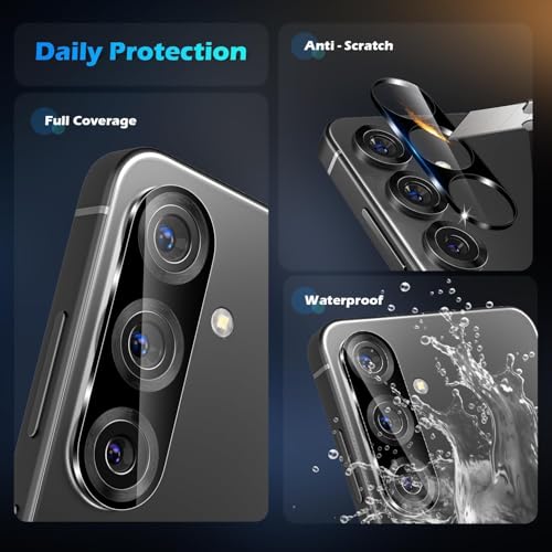 Image of Xmon Back Camera Lens Protector for Samsung Galaxy S25 (1 Pack) Premium Camera Glass Protector Guard, Anti-Scratch, Ultra-Clear, Easy Installation