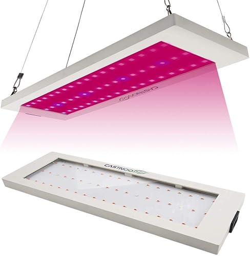 Miniatura 5 de 300 W 54 luces LED de crecimiento, lámpara de crecimiento pequeño de espectro completo con luces LED IR y UV para plantas de interior (ahorro de