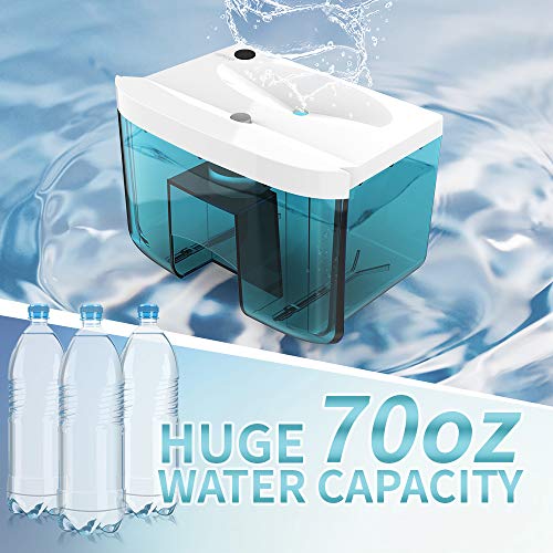 Afloia Electric Dehumidifier for Home Bathroom 70 oz ,Portable Dehumidifiers for Home 2500 Cubic Feet Space,Quiet Auto-off Deshumidificador for Kitchen,Bedroom,Basement,Bedroom,Closet