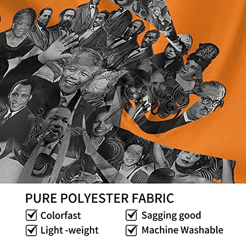 Orange Afro American Tapestry 59X59' Black Girl Tapestry Art Celebrity In My Head Orange African American Tapestry Wall Hanging Inspirational Gift Tapestry Wall Decor Tapestry For Home Decor Bedroom #TOP4