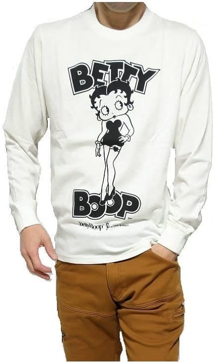 Amazon | [Betty Boop] ベティーブープ ベティちゃん tシャツ 服 長袖t
